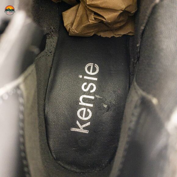 Kensie Gerona Ankle Boots Gray Brown Suede Leather Side Zip Women's Size 8M - Picture 10 of 10